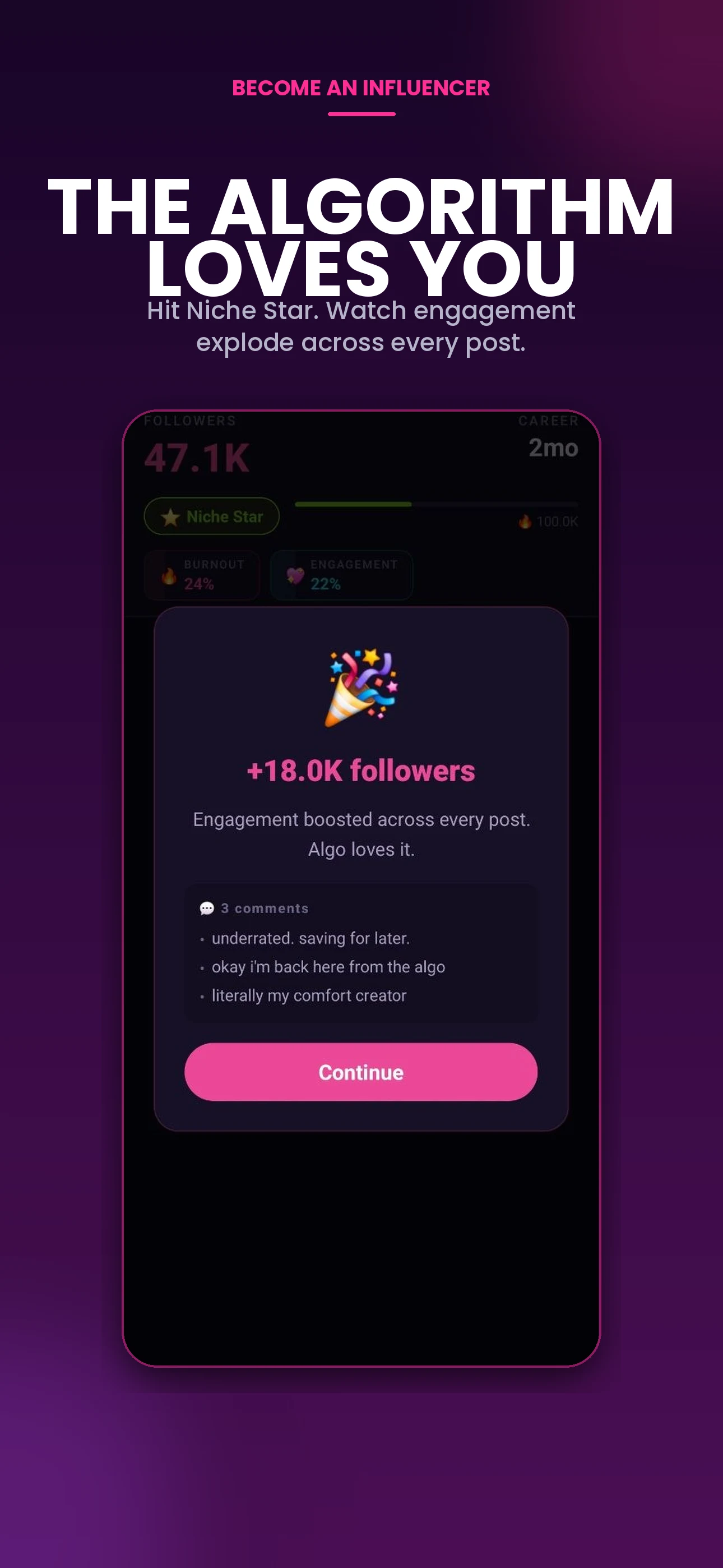 Become an Influencer Simulator screenshot